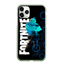 Чехол iPhone 11 Pro матовый Fortnite 003, цвет: 3D-салатовый