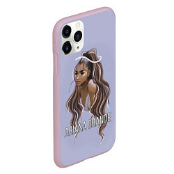 Чехол iPhone 11 Pro матовый Ariana Grande Ариана Гранде, цвет: 3D-розовый — фото 2