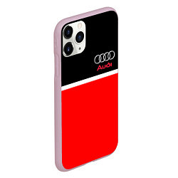 Чехол iPhone 11 Pro матовый AUDI SPORT, цвет: 3D-розовый — фото 2