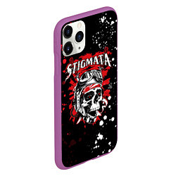 Чехол iPhone 11 Pro матовый Stigmata, цвет: 3D-фиолетовый — фото 2