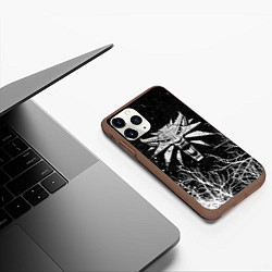 Чехол iPhone 11 Pro матовый ВЕДЬМАК, цвет: 3D-коричневый — фото 2
