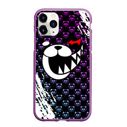 Чехол iPhone 11 Pro матовый MONOKUMA, цвет: 3D-фиолетовый