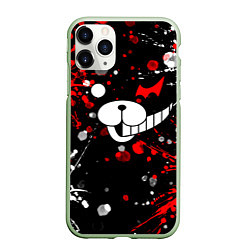 Чехол iPhone 11 Pro матовый MONOKUMA, цвет: 3D-салатовый