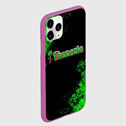 Чехол iPhone 11 Pro матовый Terraria, цвет: 3D-фиолетовый — фото 2