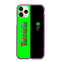 Чехол iPhone 11 Pro матовый Terraria