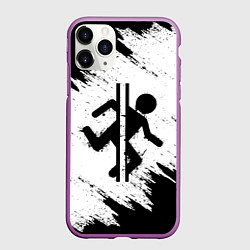 Чехол iPhone 11 Pro матовый PORTAL, цвет: 3D-фиолетовый