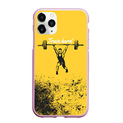 Чехол iPhone 11 Pro матовый Train hard