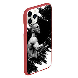 Чехол iPhone 11 Pro матовый Conor McGregor, цвет: 3D-красный — фото 2