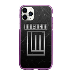 Чехол iPhone 11 Pro матовый LINDEMANN, цвет: 3D-фиолетовый