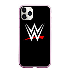 Чехол iPhone 11 Pro матовый WWE, цвет: 3D-розовый