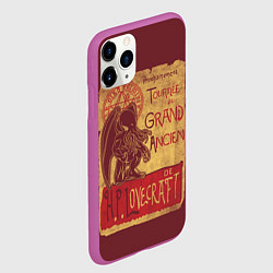 Чехол iPhone 11 Pro матовый Cthulhu, цвет: 3D-фиолетовый — фото 2