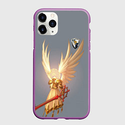 Чехол iPhone 11 Pro матовый Heroes of Might and Magic, цвет: 3D-фиолетовый