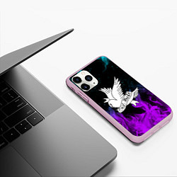 Чехол iPhone 11 Pro матовый LIL PEEP CRY BABY, цвет: 3D-розовый — фото 2