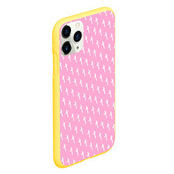 Чехол iPhone 11 Pro матовый LiL PEEP Pattern, цвет: 3D-желтый — фото 2