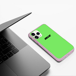 Чехол iPhone 11 Pro матовый Billie Eilish, цвет: 3D-розовый — фото 2