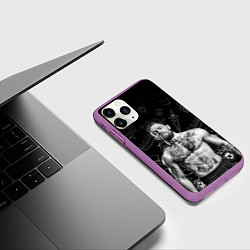 Чехол iPhone 11 Pro матовый CONOR McGREGOR, цвет: 3D-фиолетовый — фото 2