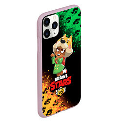 Чехол iPhone 11 Pro матовый BRAWL STARS NITA, цвет: 3D-розовый — фото 2