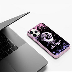 Чехол iPhone 11 Pro матовый LIL PEEP, цвет: 3D-розовый — фото 2