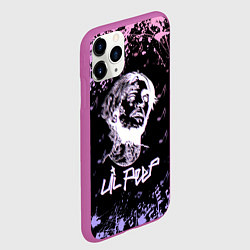 Чехол iPhone 11 Pro матовый LIL PEEP, цвет: 3D-фиолетовый — фото 2