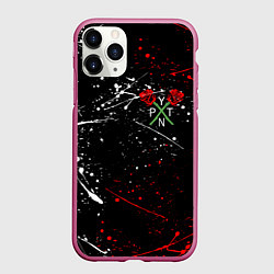 Чехол iPhone 11 Pro матовый Payton Moormeier: TikTok, цвет: 3D-малиновый