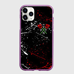 Чехол iPhone 11 Pro матовый Payton Moormeier: TikTok, цвет: 3D-фиолетовый