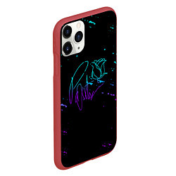 Чехол iPhone 11 Pro матовый ТИКТОКЕР - PAYTON MOORMEIE, цвет: 3D-красный — фото 2