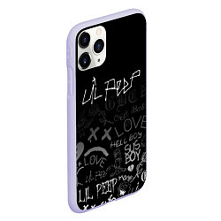 Чехол iPhone 11 Pro матовый LIL PEEP, цвет: 3D-светло-сиреневый — фото 2