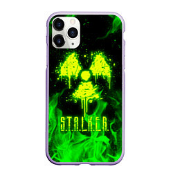 Чехол iPhone 11 Pro матовый STALKER 2, цвет: 3D-светло-сиреневый