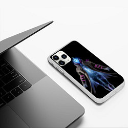 Чехол iPhone 11 Pro матовый Fortnite Спина, цвет: 3D-белый — фото 2