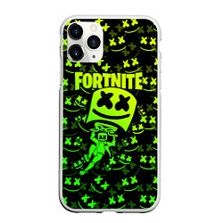 Чехол iPhone 11 Pro матовый FORTNITE, цвет: 3D-белый