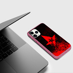 Чехол iPhone 11 Pro матовый ASTRALIS, цвет: 3D-малиновый — фото 2