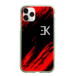 Чехол iPhone 11 Pro матовый ЕГОР КРИД, цвет: 3D-салатовый