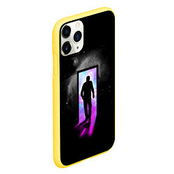 Чехол iPhone 11 Pro матовый Портал, цвет: 3D-желтый — фото 2