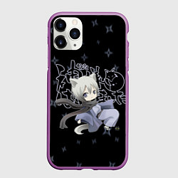 Чехол iPhone 11 Pro матовый ОЧЕНЬ ПРИЯТНО БОГ!, цвет: 3D-фиолетовый