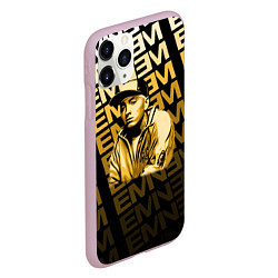 Чехол iPhone 11 Pro матовый Eminem, цвет: 3D-розовый — фото 2