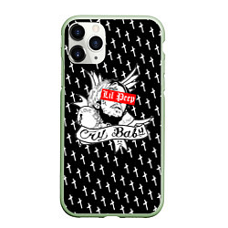 Чехол iPhone 11 Pro матовый LiL PEEP, цвет: 3D-салатовый