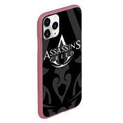 Чехол iPhone 11 Pro матовый Assassin’s Creed, цвет: 3D-малиновый — фото 2