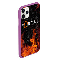 Чехол iPhone 11 Pro матовый PORTAL, цвет: 3D-фиолетовый — фото 2