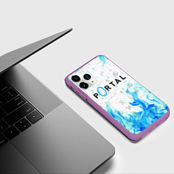 Чехол iPhone 11 Pro матовый PORTAL, цвет: 3D-фиолетовый — фото 2