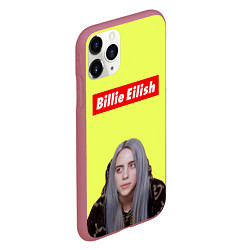 Чехол iPhone 11 Pro матовый BILLIE EILISH, цвет: 3D-малиновый — фото 2