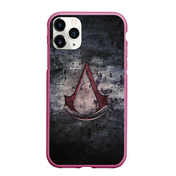 Чехол iPhone 11 Pro матовый Assassin’s Creed, цвет: 3D-малиновый