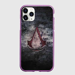 Чехол iPhone 11 Pro матовый Assassin’s Creed, цвет: 3D-фиолетовый