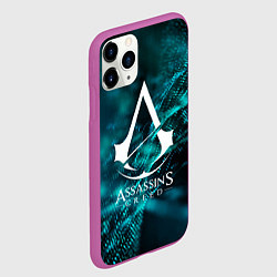 Чехол iPhone 11 Pro матовый ASSASSINS CREED, цвет: 3D-фиолетовый — фото 2