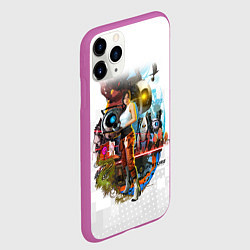 Чехол iPhone 11 Pro матовый PORTAL, цвет: 3D-фиолетовый — фото 2