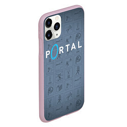 Чехол iPhone 11 Pro матовый PORTAL, цвет: 3D-розовый — фото 2