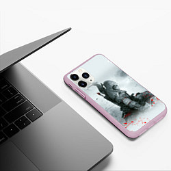 Чехол iPhone 11 Pro матовый ASSASSINS CREED, цвет: 3D-розовый — фото 2