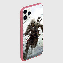 Чехол iPhone 11 Pro матовый ASSASSINS CREED, цвет: 3D-малиновый — фото 2
