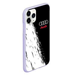 Чехол iPhone 11 Pro матовый AUDI, цвет: 3D-светло-сиреневый — фото 2