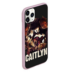 Чехол iPhone 11 Pro матовый Caitlyn, цвет: 3D-розовый — фото 2