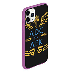 Чехол iPhone 11 Pro матовый ADC of AFK, цвет: 3D-фиолетовый — фото 2